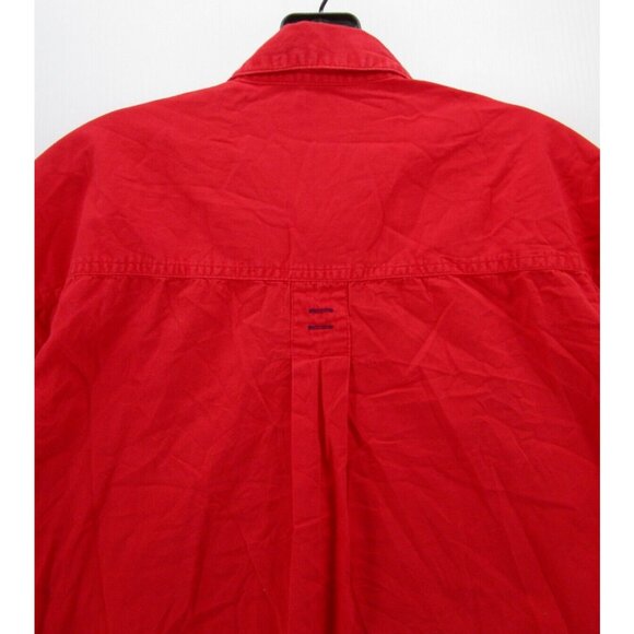 VINTAGE IOU Shirt Medium Button Down Pockets Camp Limited Edition Retro - Picture 7 of 10